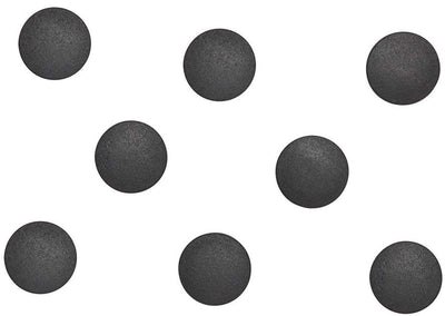 Imán de mazo redondo macizo 8 piezas 0,3 kg bruchsicher de ferrita de plástico ø 2 x 0,75 cm negro