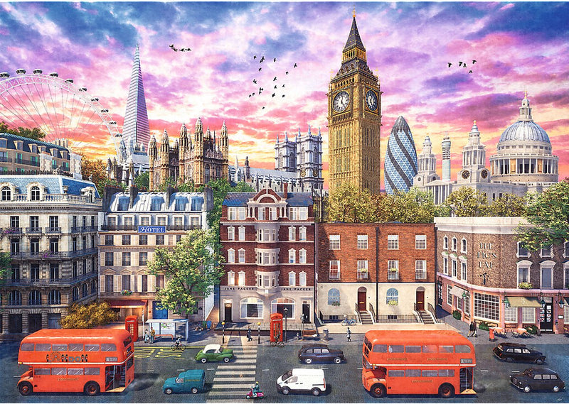 Trefl - puzzle - 4000 - passeggiando per Londra