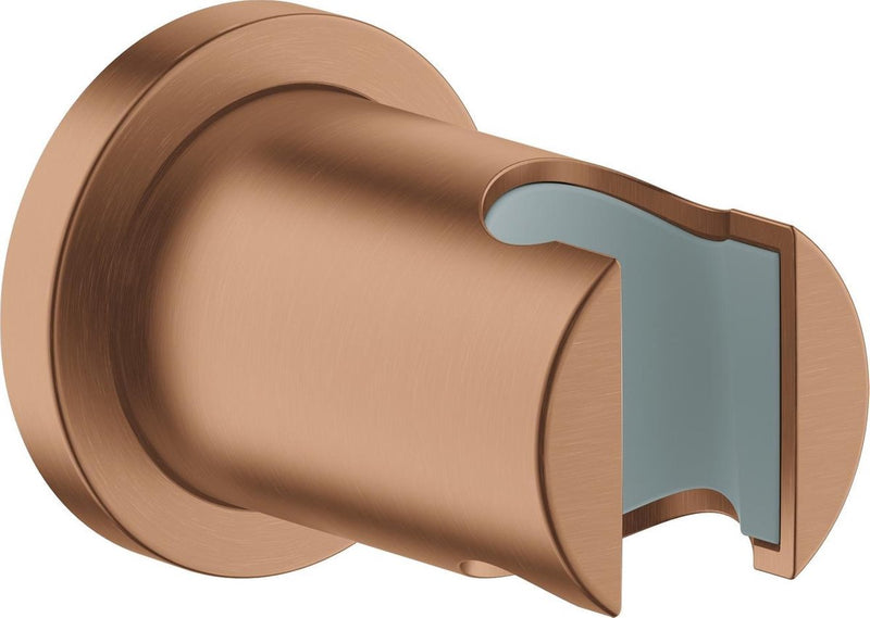 Supporto da parete per doccia a pioggia Grohe - rotondo - oro tramonto (bronzo opaco) - 27074dl0