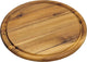 Tabla para cortar pan Kesper - redonda - con ranura para jugo - diámetro 25 cm - madera de acacia