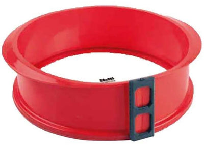 Ibili - Stampo per torta rotondo in silicone con fondo in vetro