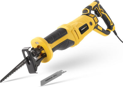 Sierra alternativa eléctrica powerplus powx03971 - sierra de 900w - 2600min-1 - herramientas con 2 accesorios.
