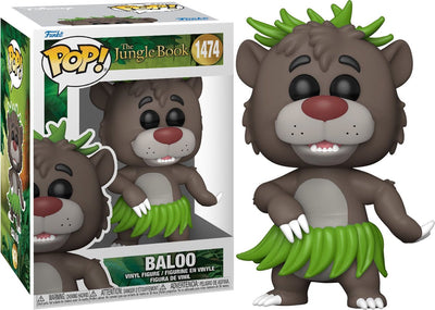 Libro della giungla la figura in vinile baloo 1474 funko pop! multicolore