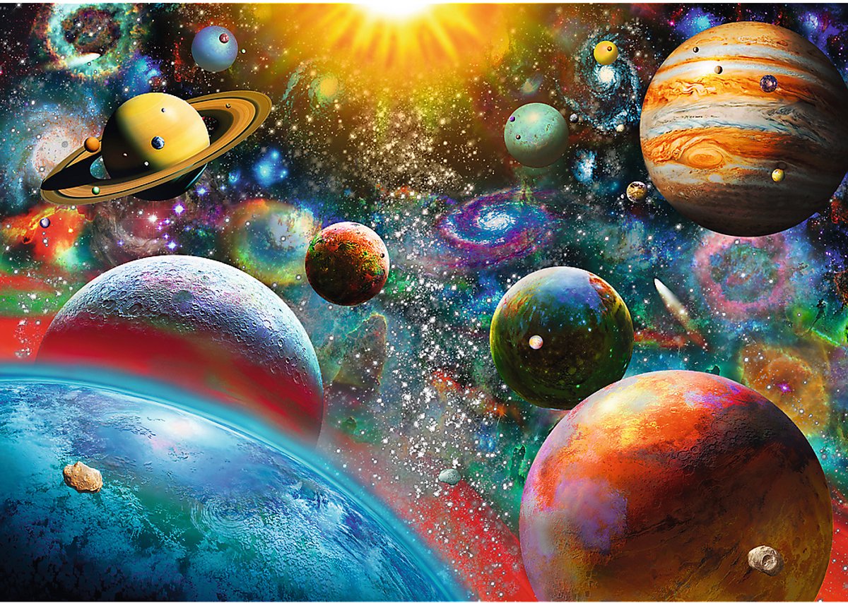 Trefl Puzzle Universe: rompecabezas de 1000 piezas para adultos y niños.