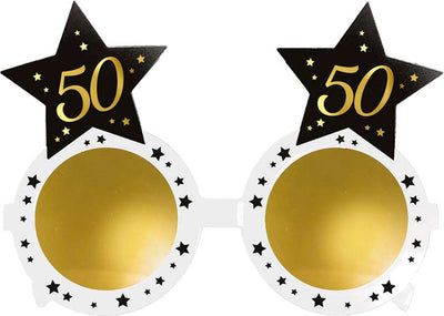 Fiestas guirca - party glasses - stars 50