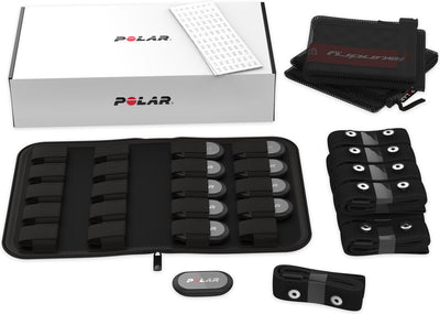 Polar h9 - kit de 10 sensores de frecuencia cardíaca con correa para el pecho negra xs-s