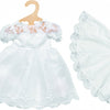 Heless dolls wedding dress with veil, 28-35 cm