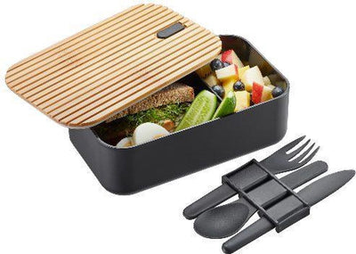 Fiambrera Gefu move - fiambrera de acero inoxidable con cubiertos - 1,2 litros