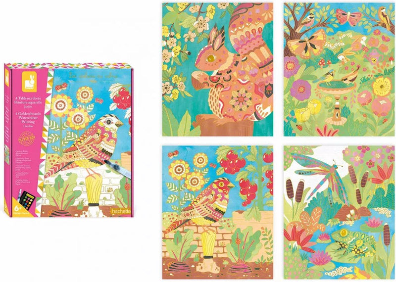 Janod - les ateliers du calme - pintando el jardín - set de manualidades