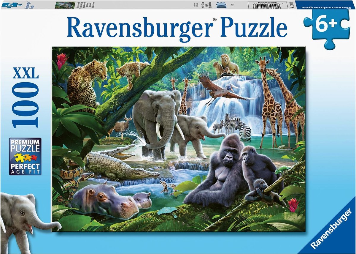 Ravensburger - Jungle Dieren 100st. XXL