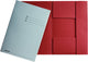 Cartelle Esselte 3 lembi folio 235x350mm rosso