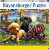 RAVENSBURGER JIGSAW Puzzle XXL Dogs Picnic, 100 °.