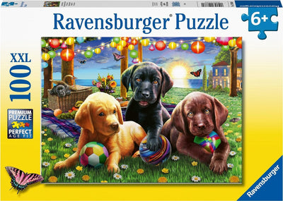 Ravensburger Jigsaw Puzzle XXL Dogs Picnic, 100º.