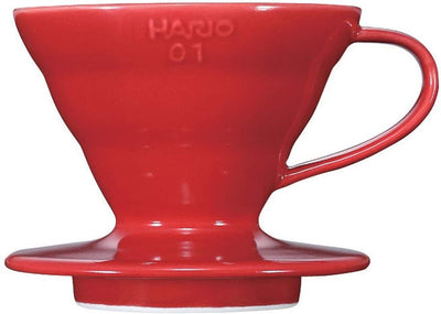 Hario dripper v60-02 ceramic - red