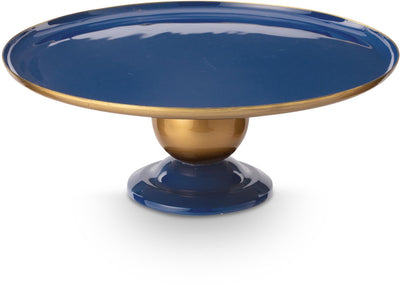 Pip studio ciotola da portata rotonda - portafrutta - oro navy - 32x12,5 cm