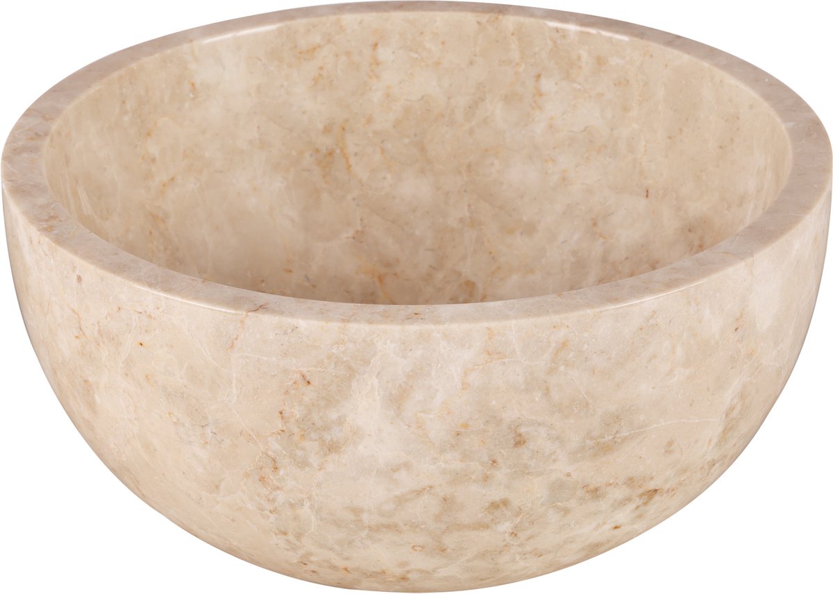 Differnz lodi wash basin - 38cm - polished natural stone - beige
