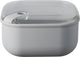 Omada - pull box portapranzo quadrato 2 litri - polipropilene - grigio -