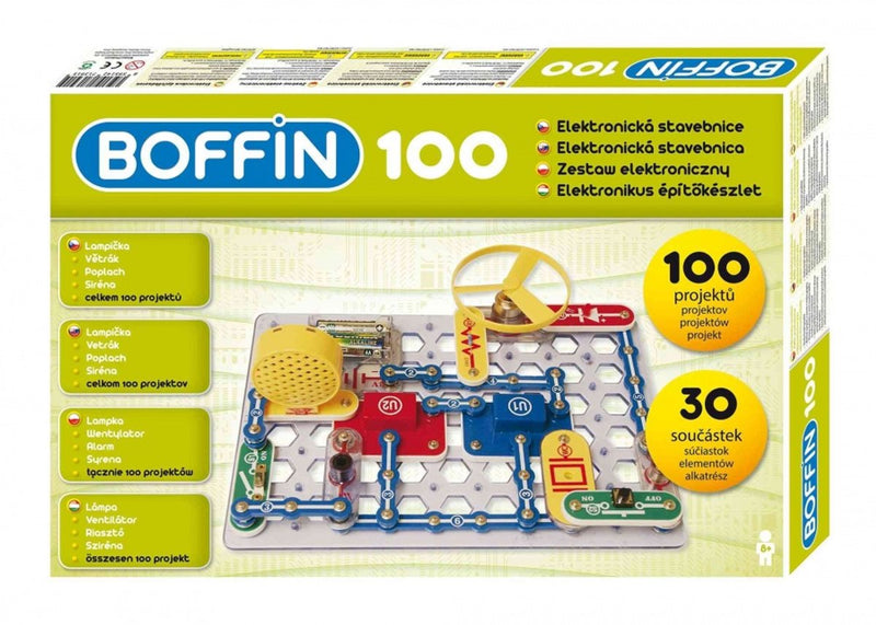 Kit elettrico Boffin 100 esperimenti - giocattoli educativi per 8+ anni