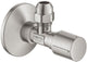 Válvula de ángulo Grohe compresión 1 2x3 8 m. mango de metal súper acero