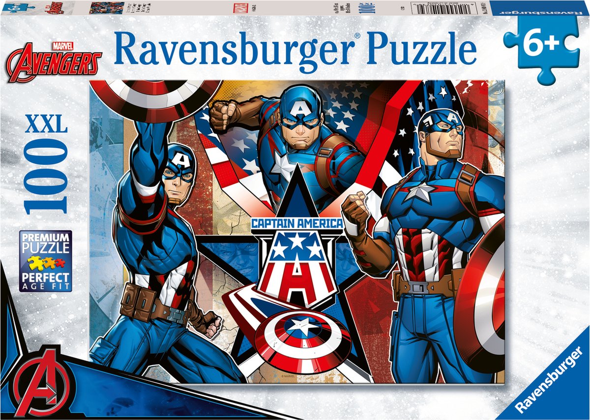 Ravensburger Jigsaw Puzzle XXL Captain America, 100º.