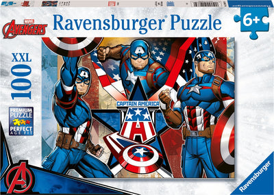 Ravensburger Jigsaw Puzzle XXL Captain America, 100 °.