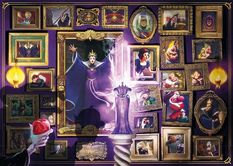 Ravensburger puzzle la reina malvada - colección villanos de Disney - 1000 piezas.