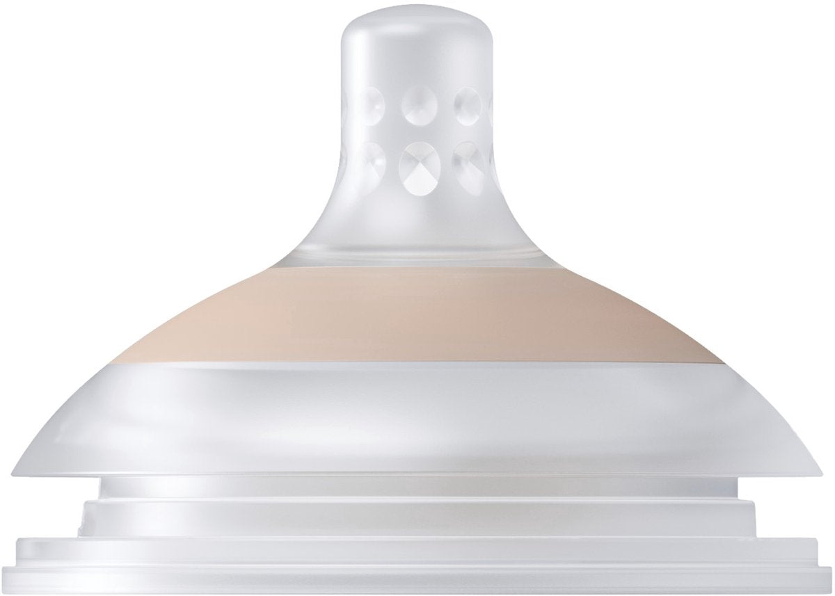 Difrax lovi mammafeel dynamische flessenspeen - 6+ maanden - cross cut- 1 stuk