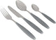 Posate Gimex - grigio - manico soft touch - 16 pezzi