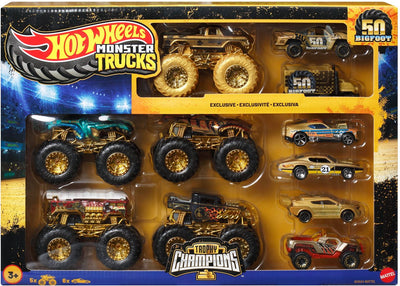 Hot wheels monster trucks monster trucks - colección de campeones de copa