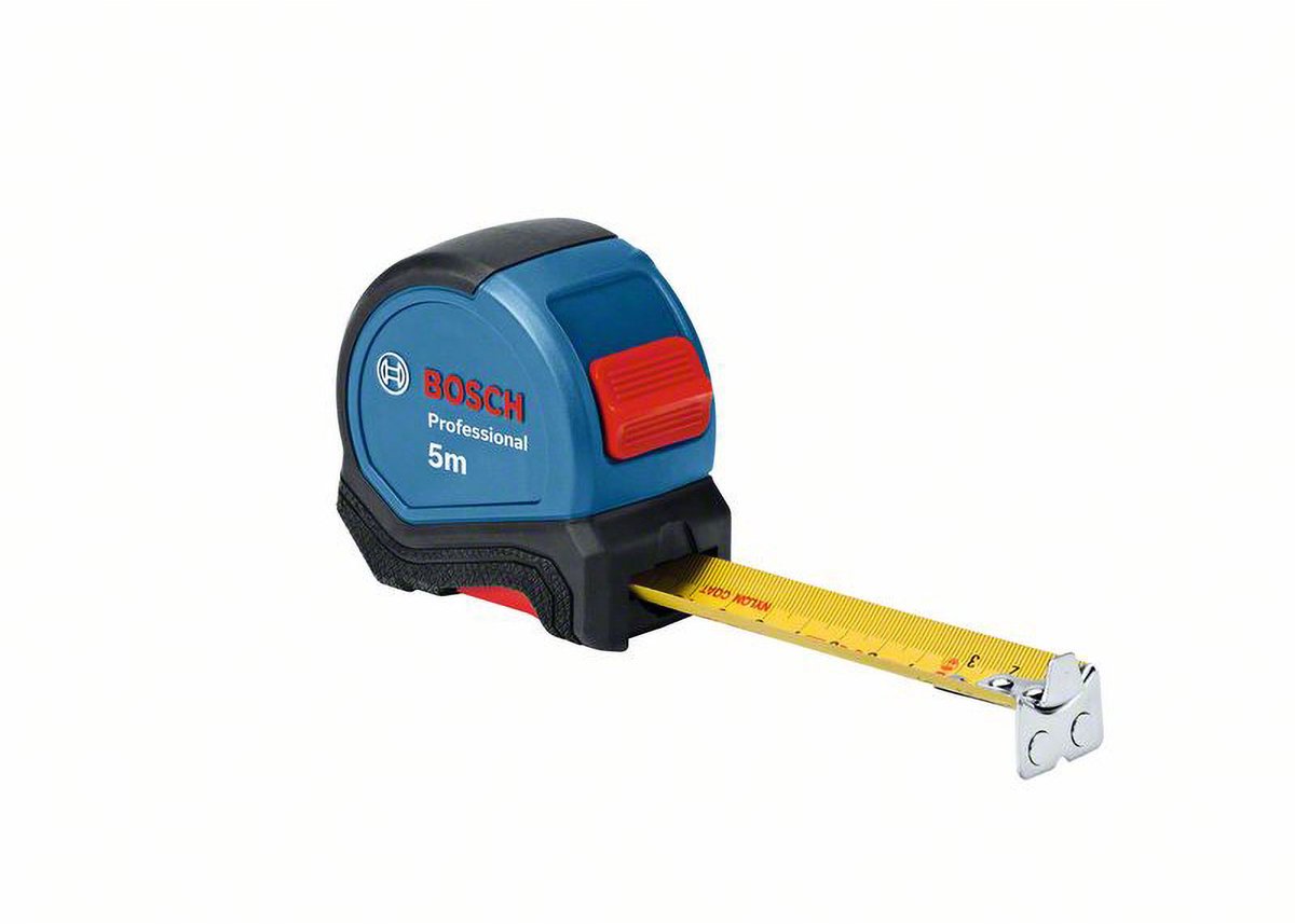 Bosch azul 1600a016bh | cinta métrica | 5m | operación con una sola mano 1600a016bh