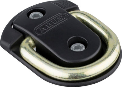 ABUS WBA75 Blocco di ancoraggio del pavimento a parete - nero, spesso 14 mm, resistenza estremamente elevata, adatta per il blocco a catena #ABUSWBA75
