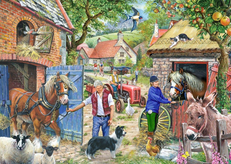 House of puzzles puzzle appletree lane 1000 pezzi paesaggio.