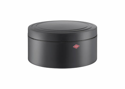 Scatola pasticceria Wesco linea classica con coperchio | 4 litri | metallo - grafite opaca | scatola di biscotti
