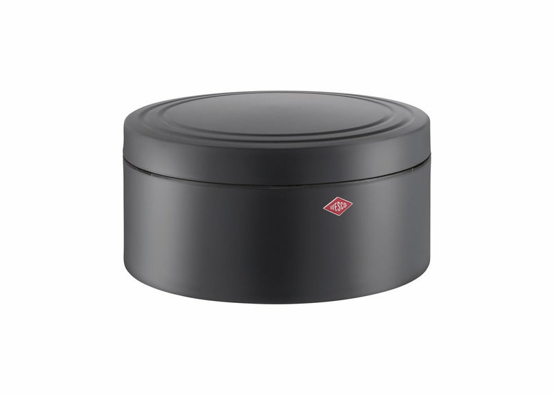 Scatola pasticceria Wesco linea classica con coperchio | 4 litri | metallo - grafite opaca | scatola di biscotti