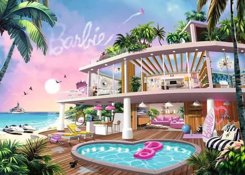 Puzzle Ravensburger Barbie 1000 pezzi - puzzle colorato per adulti.