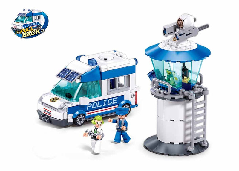 La polizia della metropoli di Sluban scorta il criminale yuri (pullback) (m38-b1218)