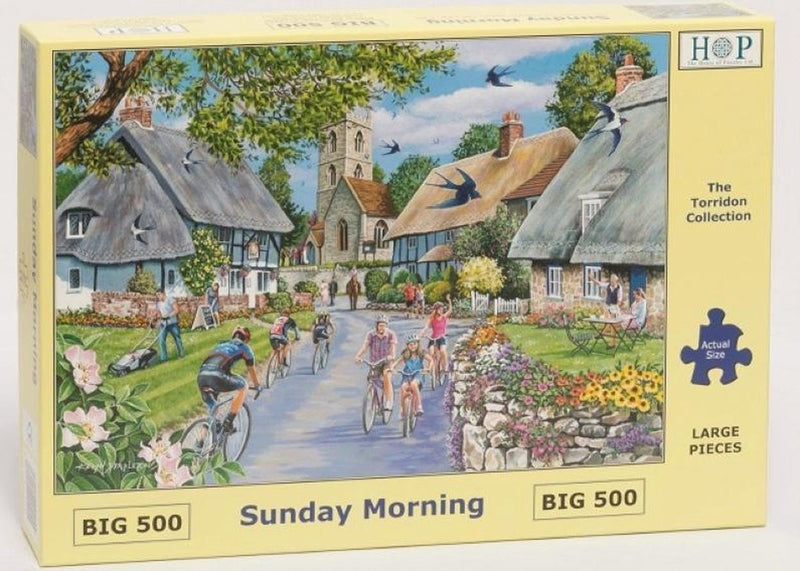 Puzzle House of Puzzles - XL 500 pezzi grandi - Sunday Morning - House of Puzzles