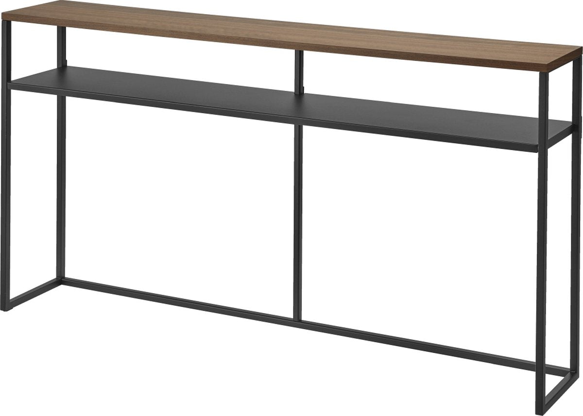 Yamazaki console table wide - tower - black