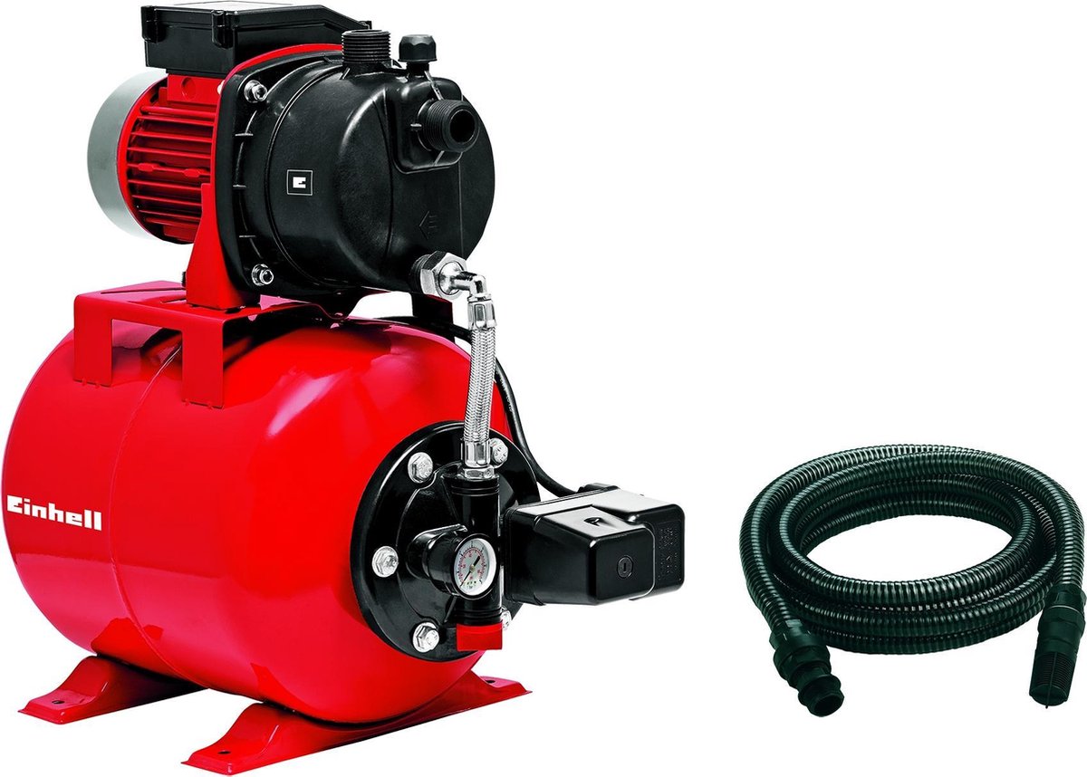 Set pompa elettrica a pressione Einhell GC-WW 6538 - 650 W - 3800 l h - 3,6 bar - capacità vaso a pressione: 20 l - max. prevalenza: 36 mt