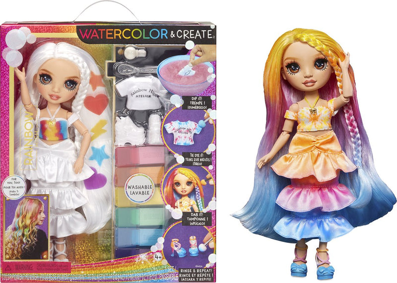 MGA Entertainment Rainbow High acuarela Crear ojos marrones-Modepop