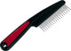 Ferplast peine dientes giratorios - peine para abrigo de perro - 19,8x1,4x5,5 cm rojo negro