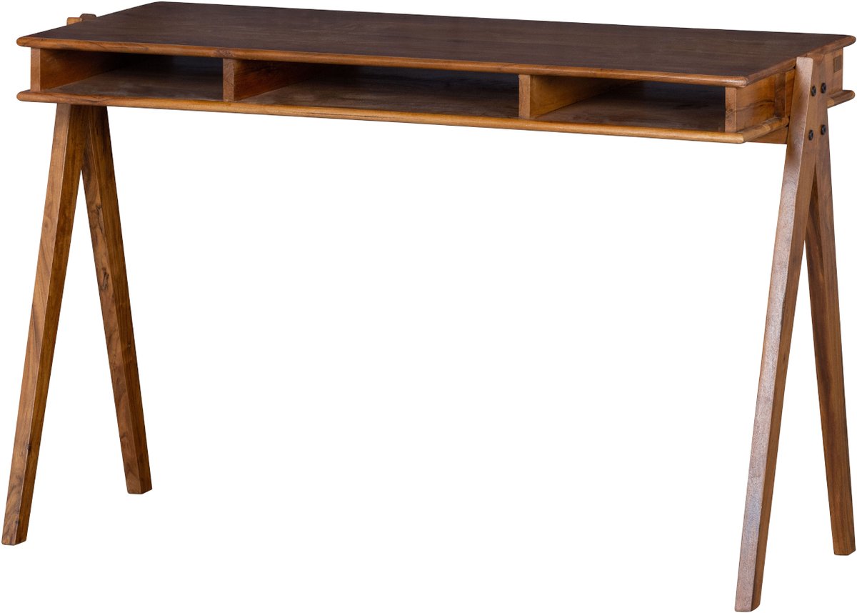 Woood compartment bureau - hout - bruin - 78x120x50