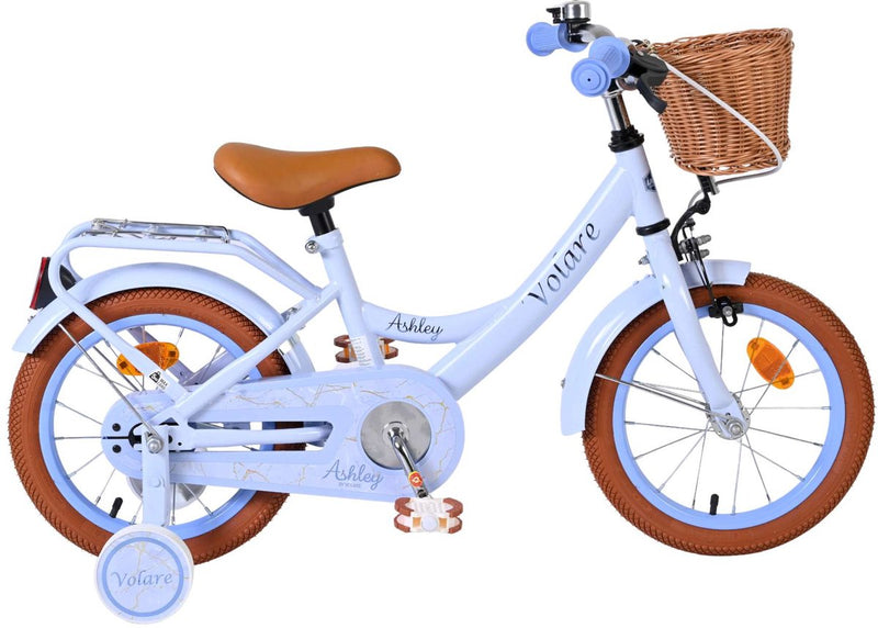 Volare ashley kinderfiets - meisjes - 14 inch - pastel blauw