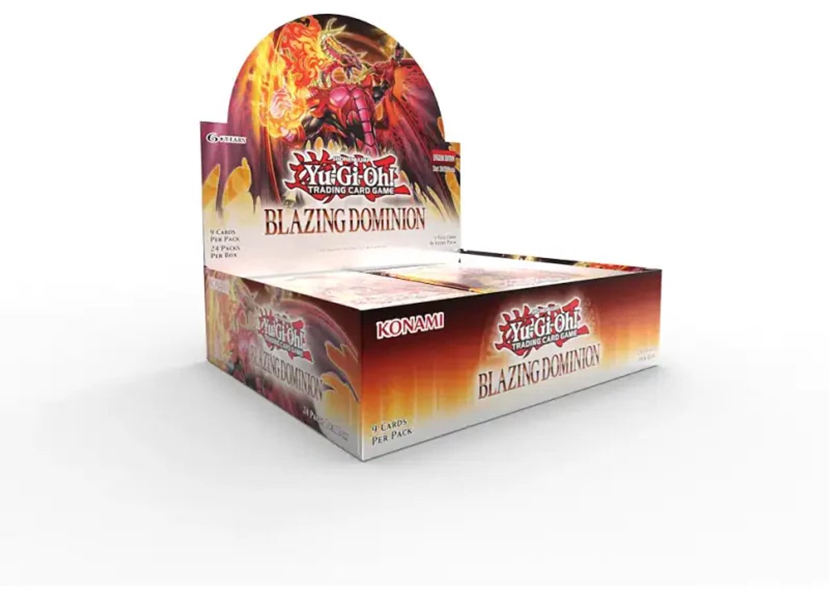 ¡Yu-gi-oh! exhibición de refuerzo de dominio ardiente (24 refuerzos)
