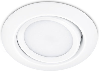 Trio rila - iluminación empotrada - blanco mate - LED SMD - iluminación interior - giratorio