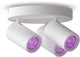 Lámpara de techo inteligente Calex - 3 luces - foco de superficie inteligente - redondo - blanco