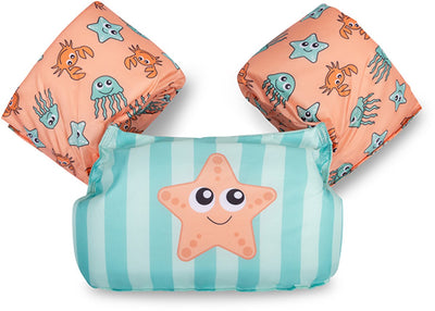Bandas de animales | Jumper de charco de color rosa verde 2-6 años