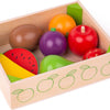 Bigjigs Box in legno con frutta, 9dlg.