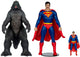 Mcfarlane toys dc justice league monsterverse dc multiverse action figuur 2-pack superman vs. godzilla 30 cm action figuur