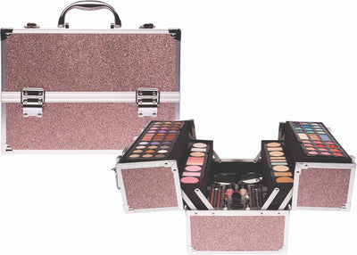 Casuelle Make-up suitcase Multi Glitter Pink
